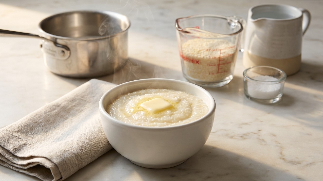 Simple Creamy Breakfast Grits