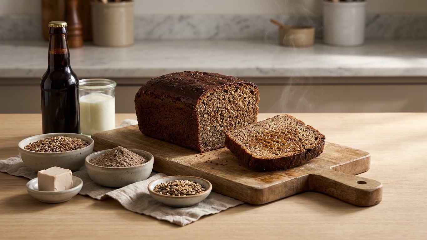 Danish Rye Bread (Rugbrod)