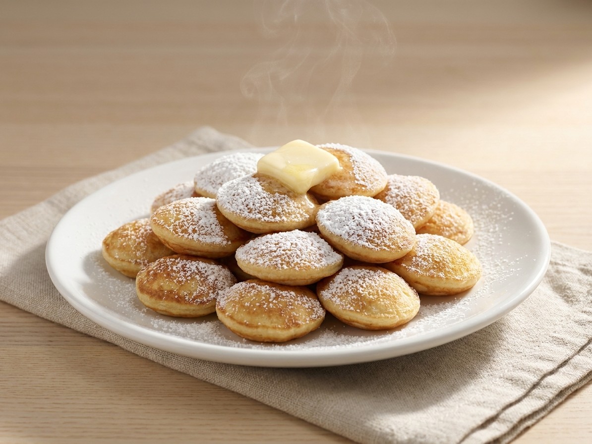 Dutch Poffertjes (Mini Pancakes)