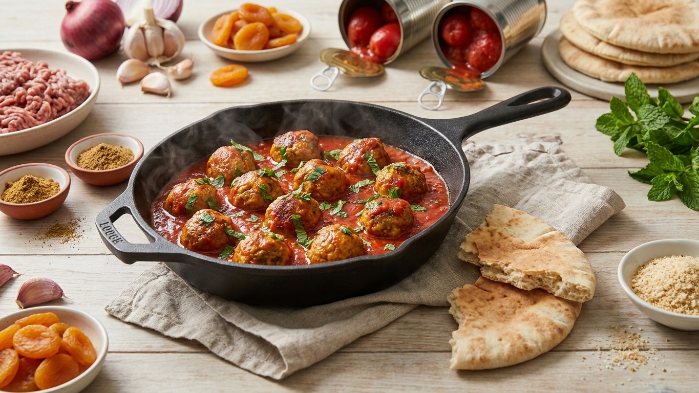 Lamb and Apricot Meatballs