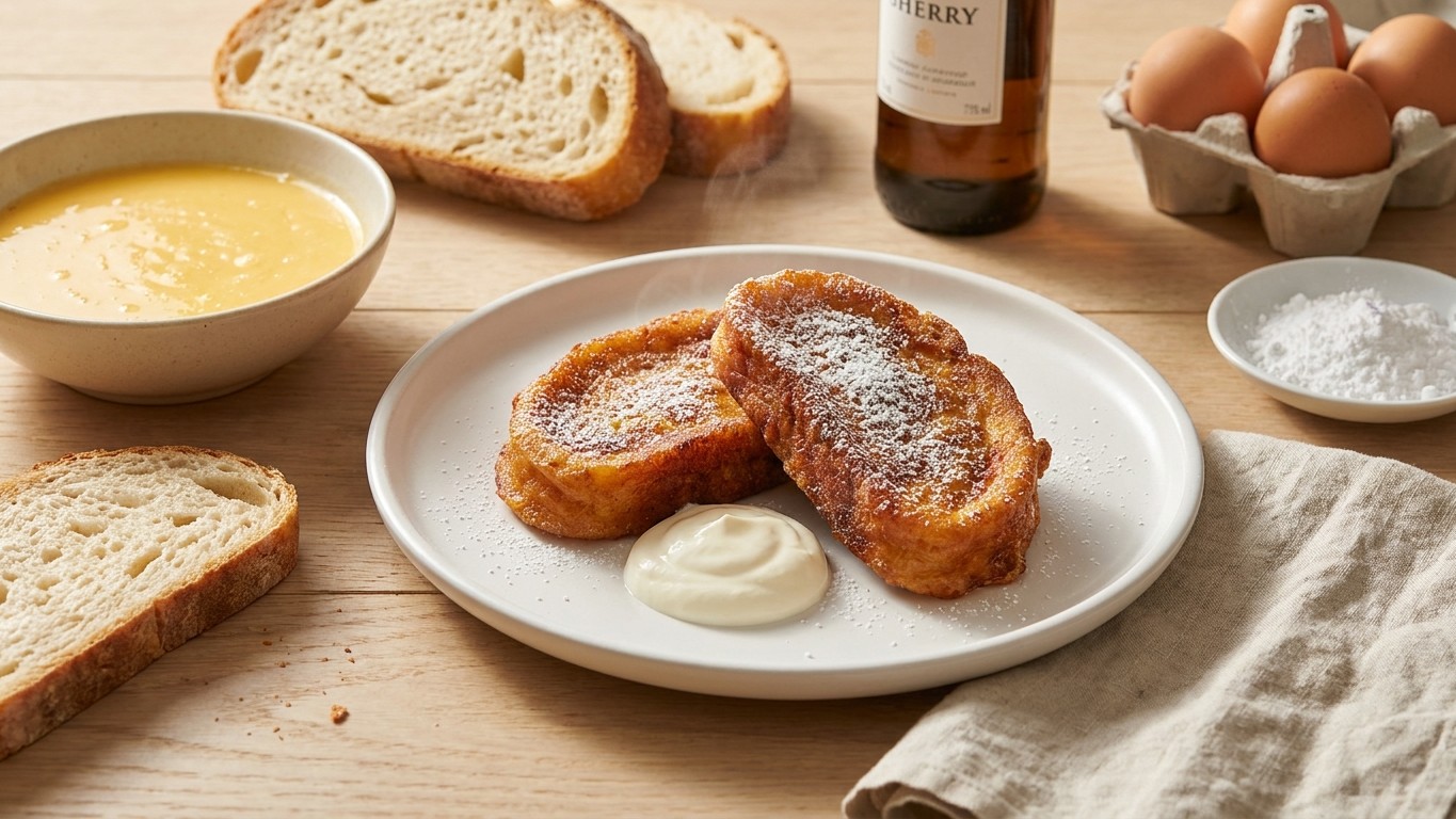 Sherry-Soaked Torrijas (Spanish French Toast)