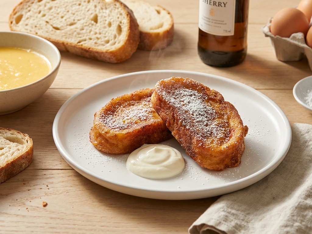 Sherry-Soaked Torrijas (Spanish French Toast)
