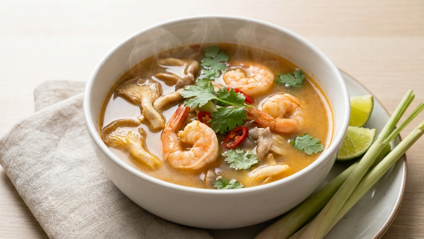 Tom Yum Soup with Shrimp