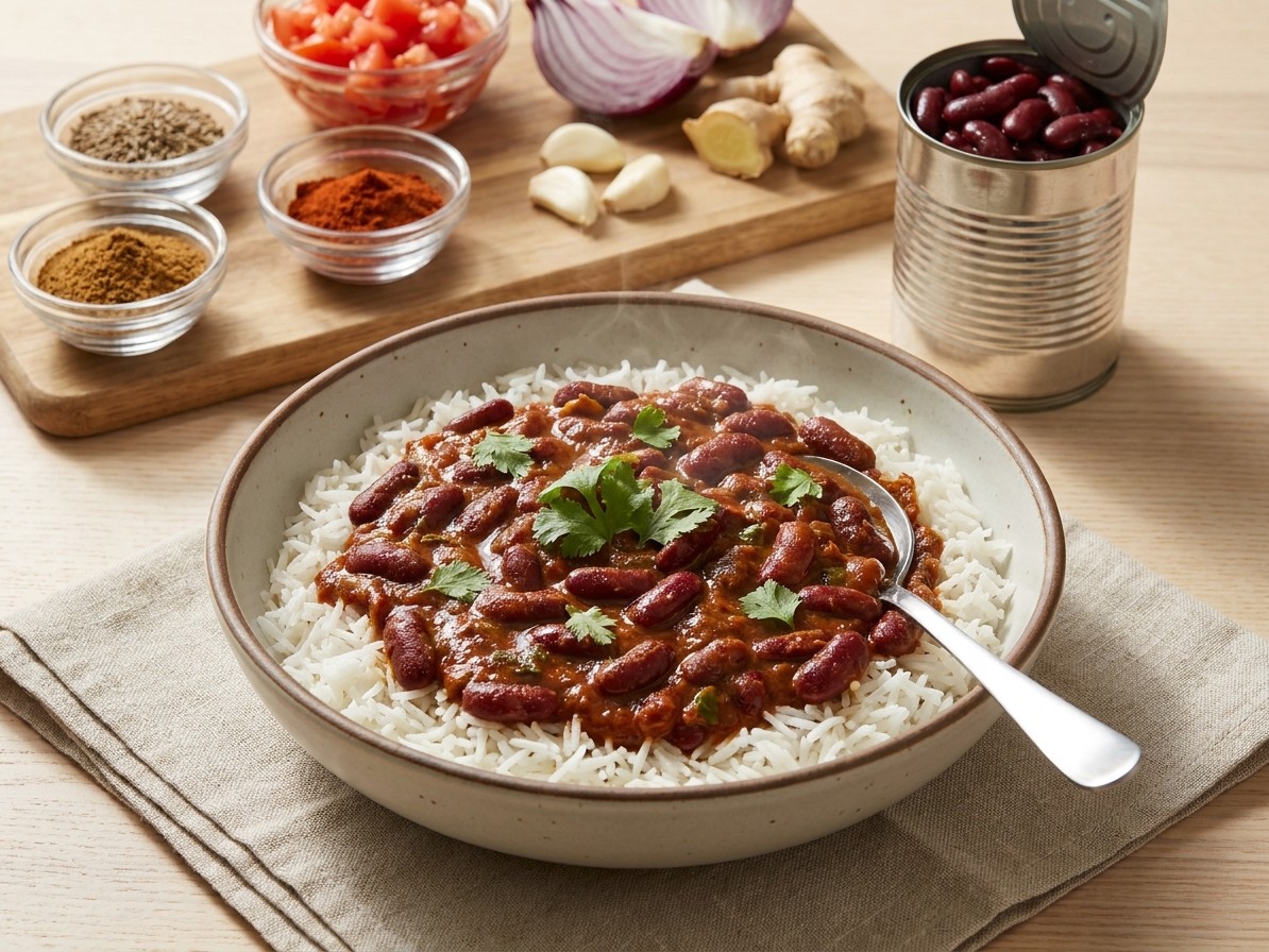 Weeknight Kidney Bean Curry