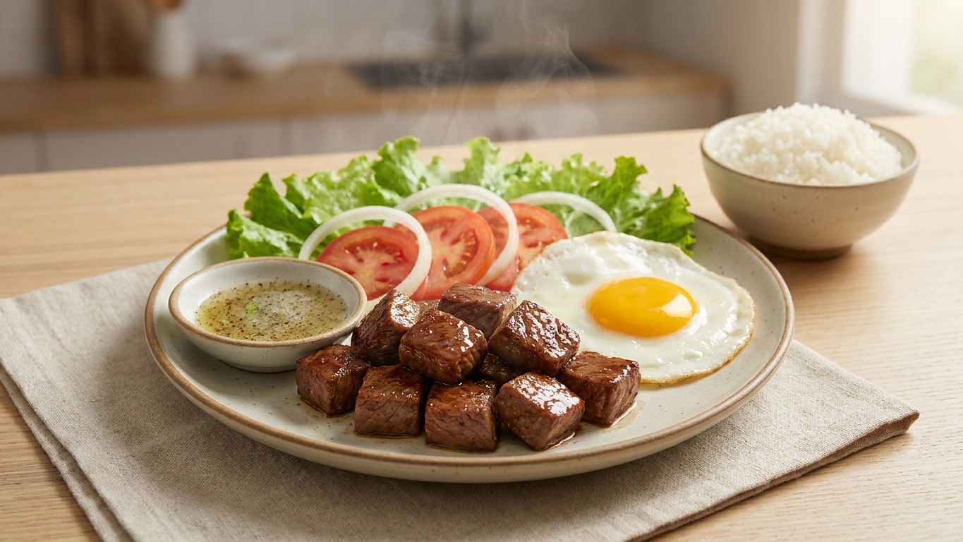 Beef Lok Lak (Cambodian Seared Beef)