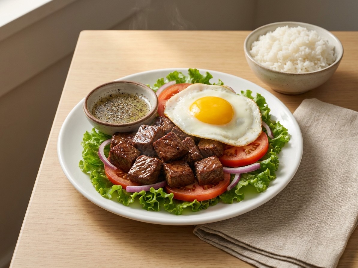 Beef Lok Lak (Cambodian Seared Beef)
