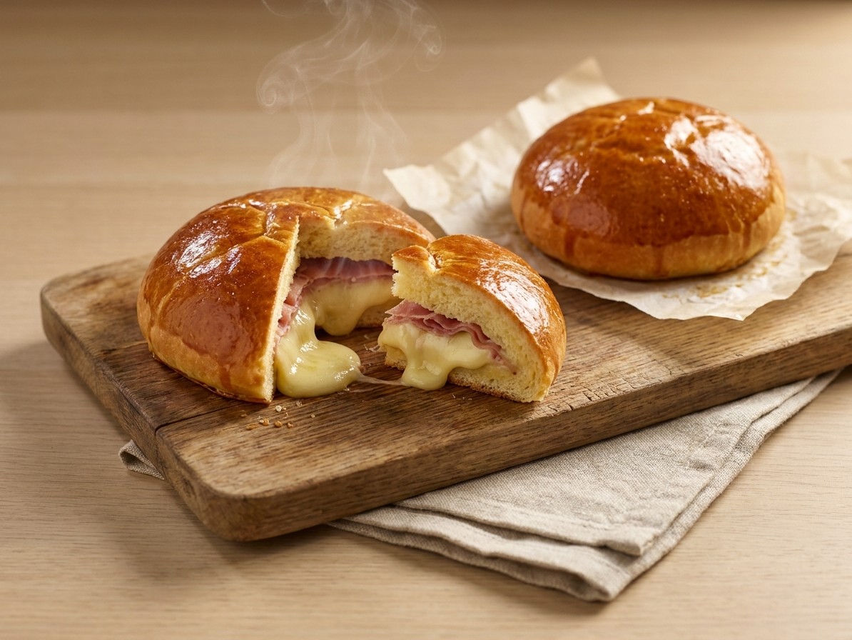 Brie Wrapped in Prosciutto and Brioche