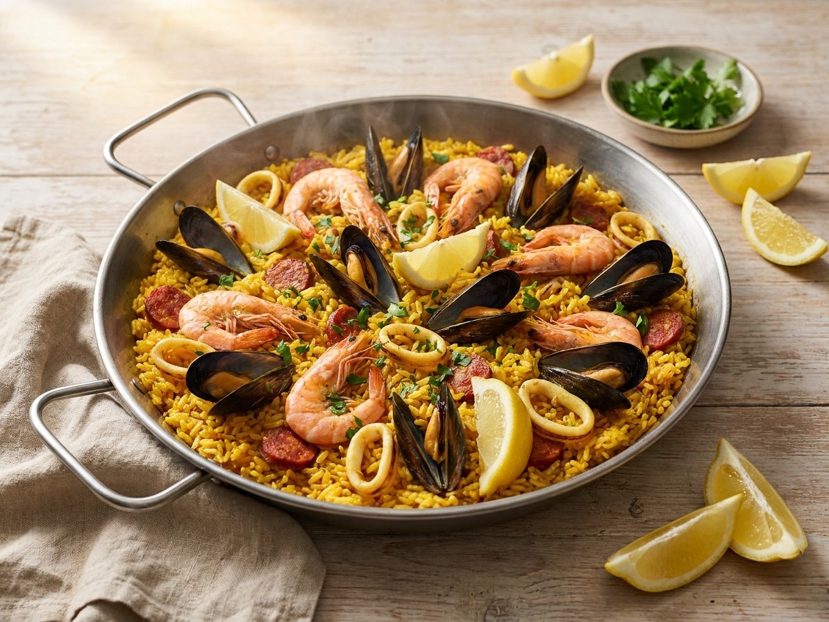Seafood Paella
