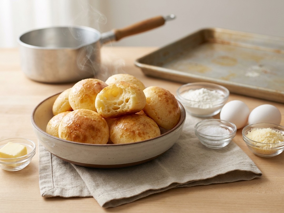 Brazilian Cheese Bread (Pao de Queijo)
