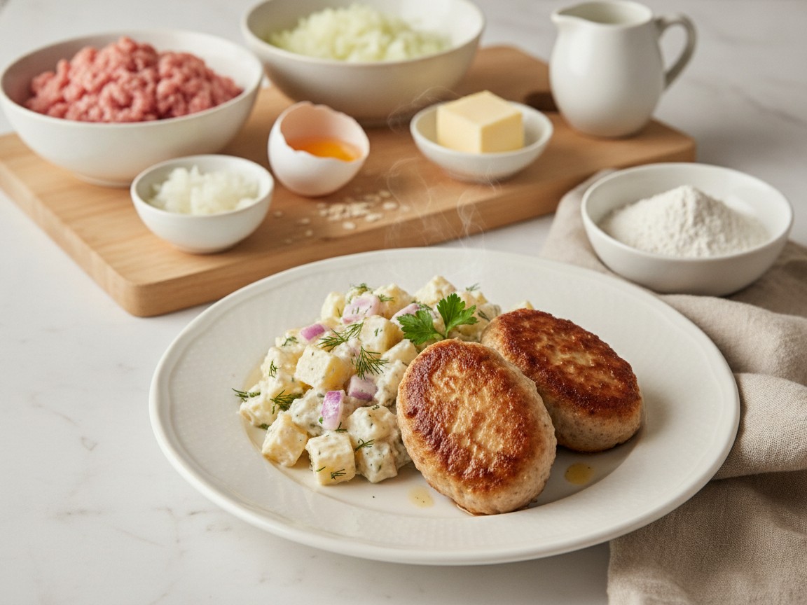 Frikadeller (Danish Pan-Fried Pork Meatballs)