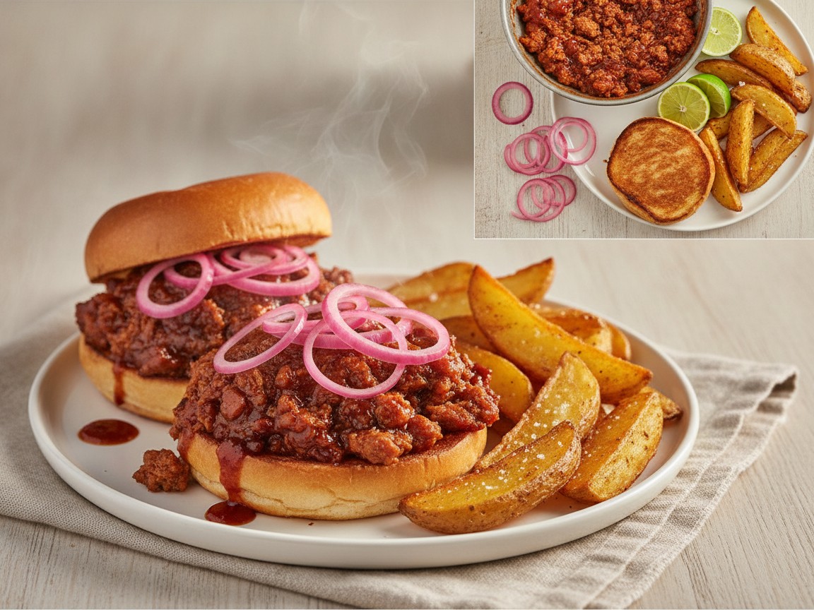 BBQ Pork Sloppy Joes