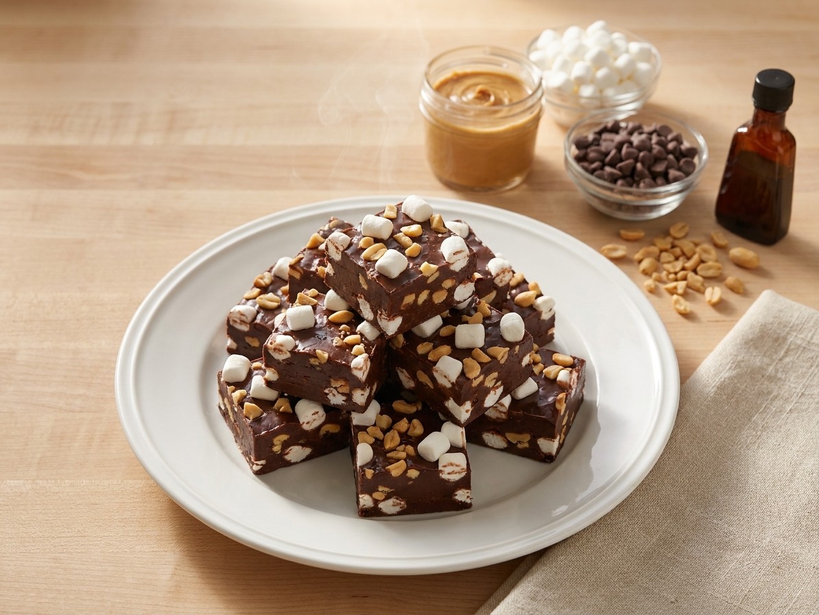 Rocky Road Fudge