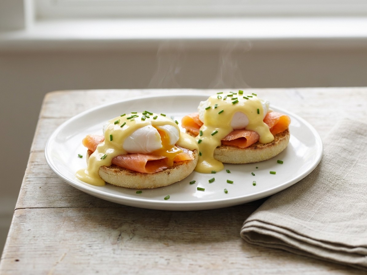 Smoked Salmon Eggs Benedict