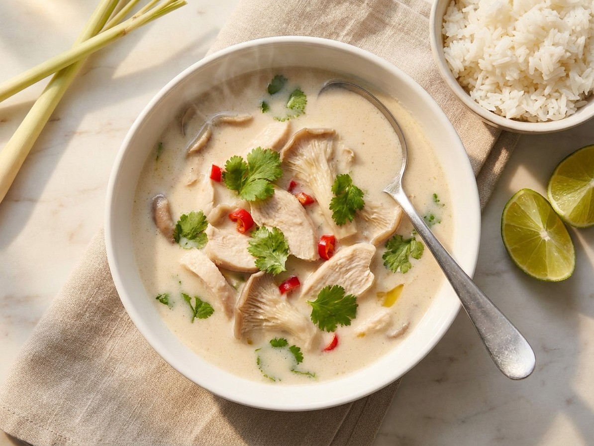 Tom Kha Gai (Thai Coconut Chicken Soup)
