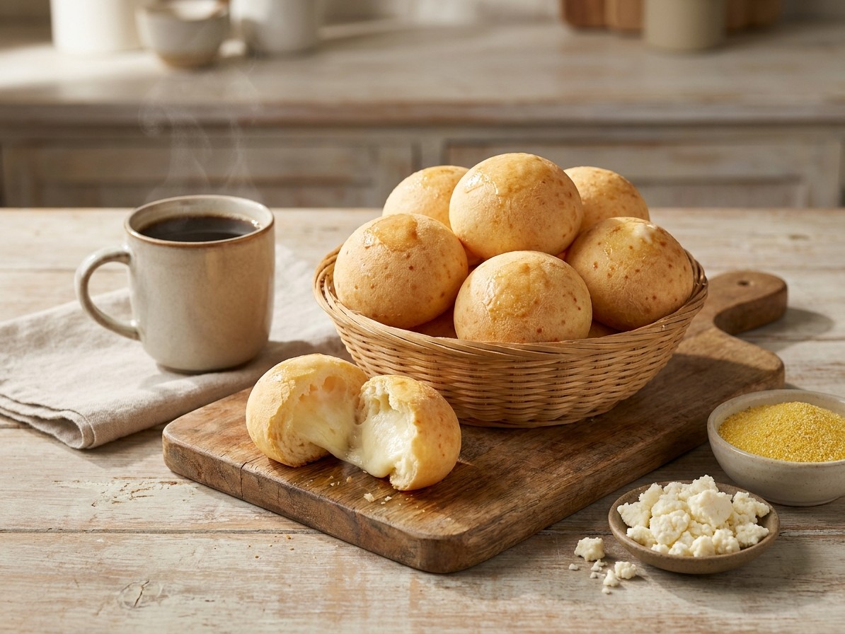Almojábanas (Colombian Cheese Bread)