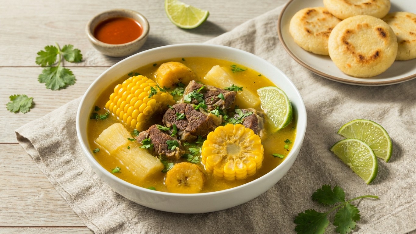 Venezuelan Sancocho (Hearty Beef and Root Vegetable Soup)