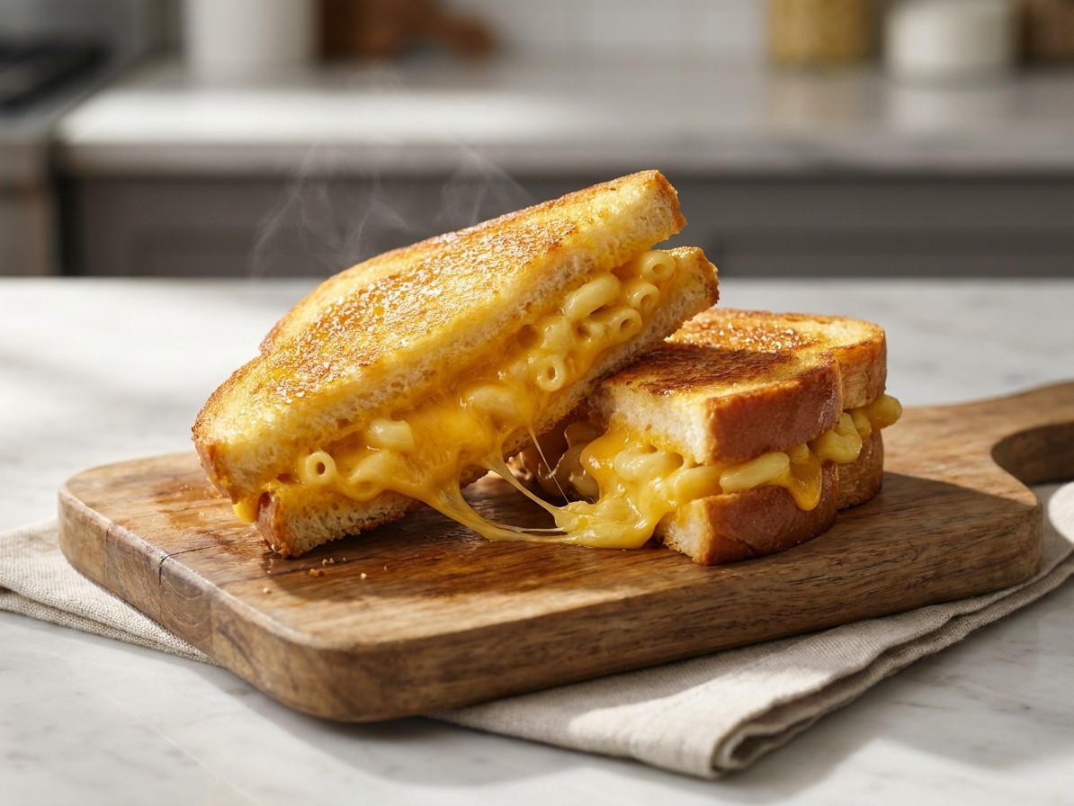 Grilled Mac and Cheese Sandwich