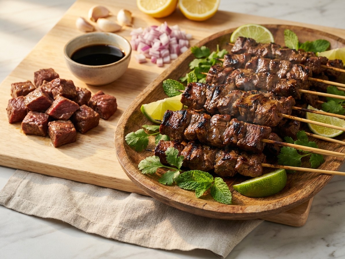 Aruban Beef Satay Skewers
