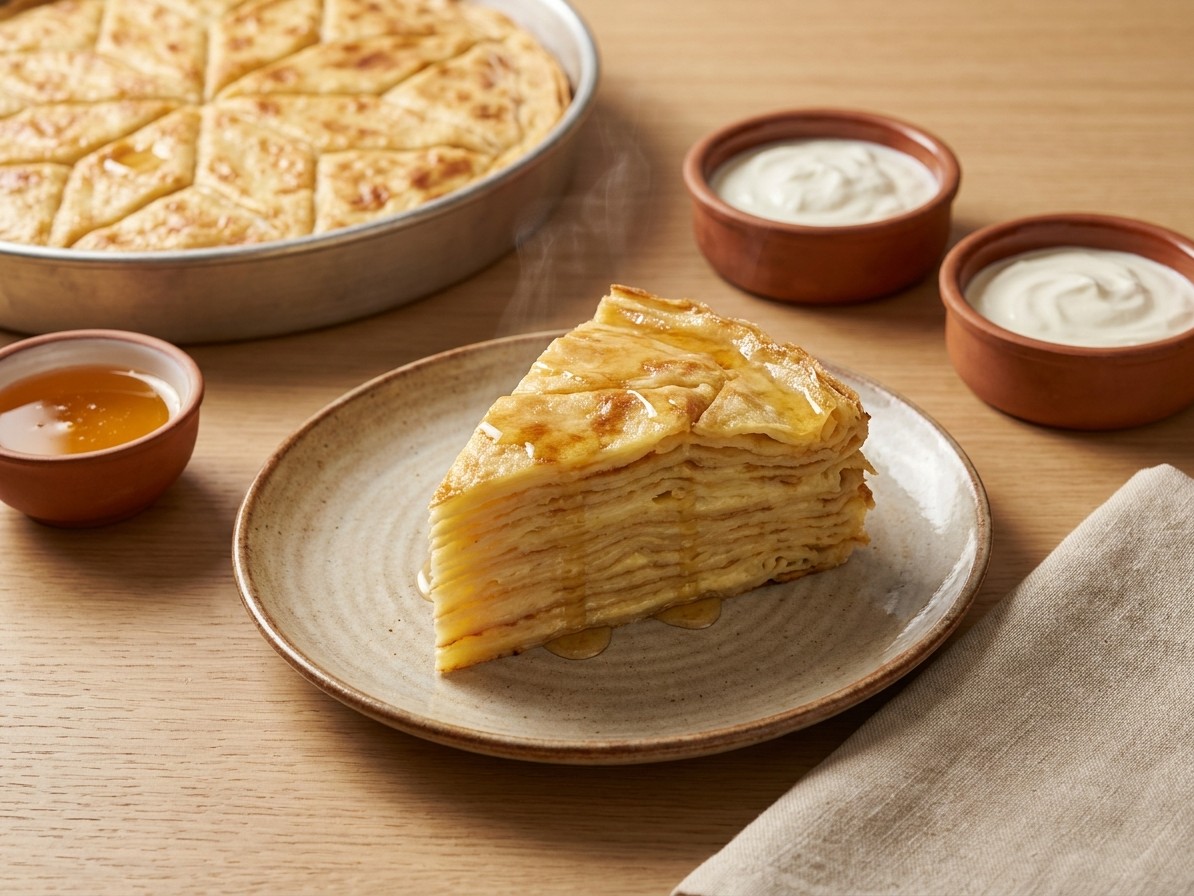 Flija (Albanian Layered Pancake)
