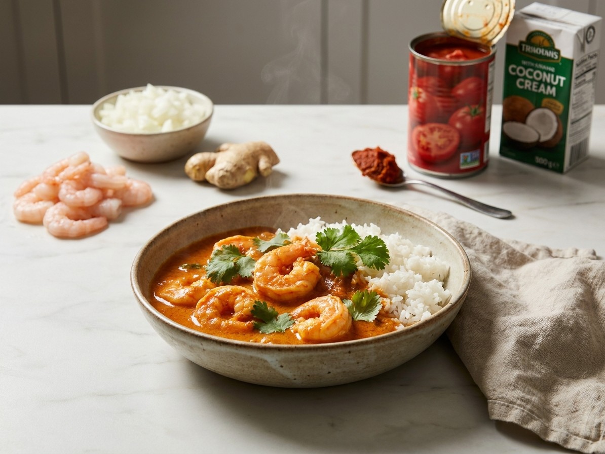 Easy Thai Prawn Curry