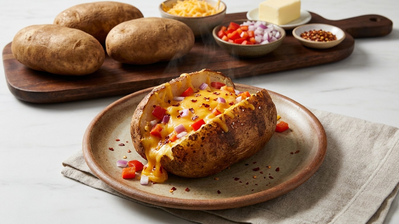 Turkish Kumpir (Loaded Baked Potato)