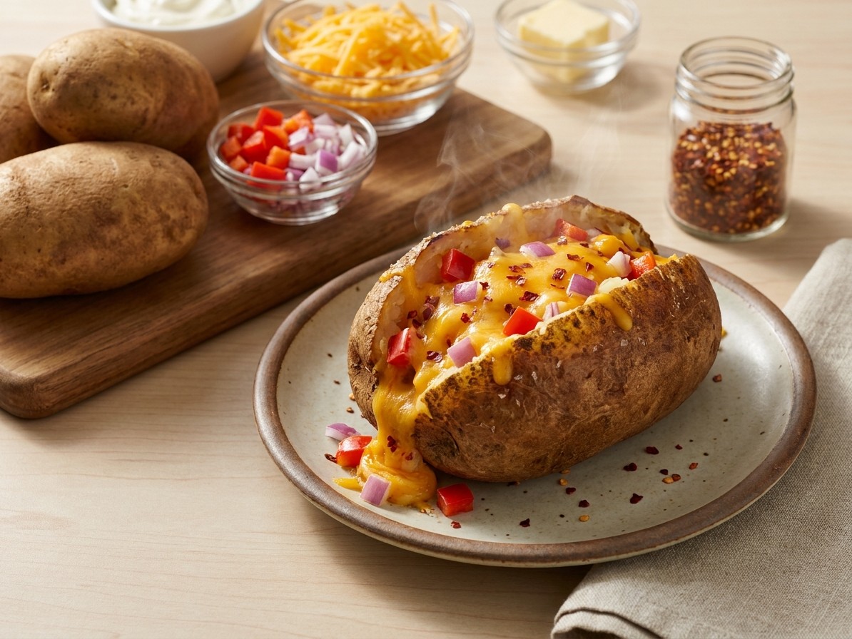 Turkish Kumpir (Loaded Baked Potato)