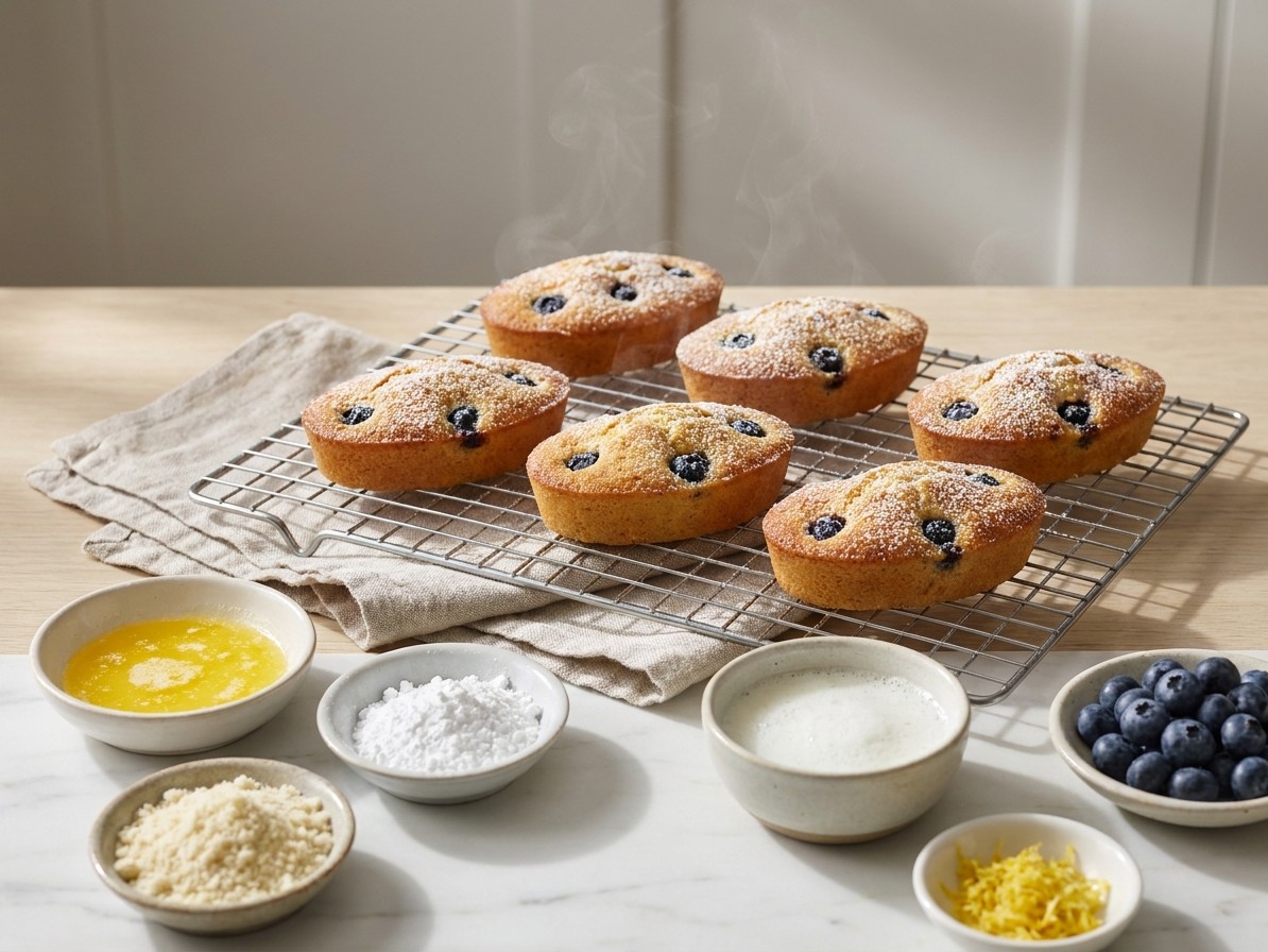 Blueberry Lemon Friands