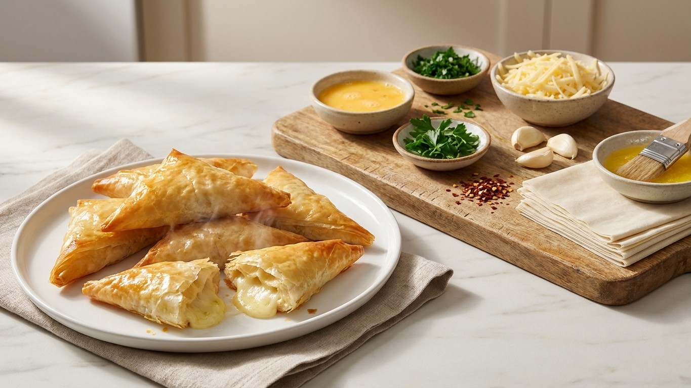 Cheese Borek (Crispy Phyllo Triangles)