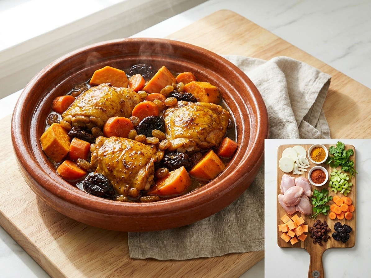 Chicken and Sweet Potato Tagine