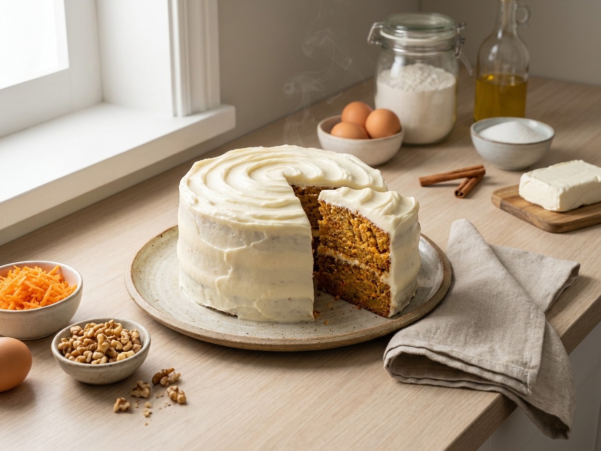 Classic Carrot Cake with Cream Cheese Frosting