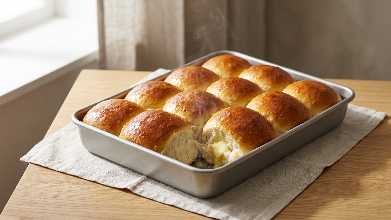 Hveder (Danish Cardamom Wheat Buns)