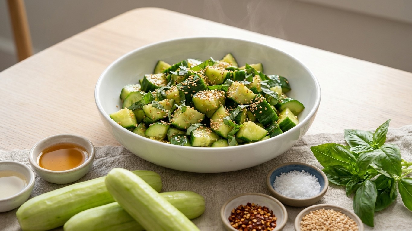 Sesame Cucumber Salad