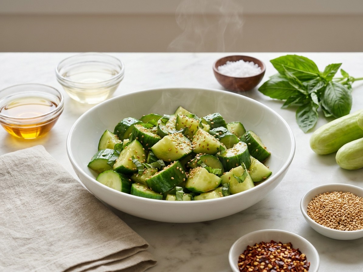 Sesame Cucumber Salad