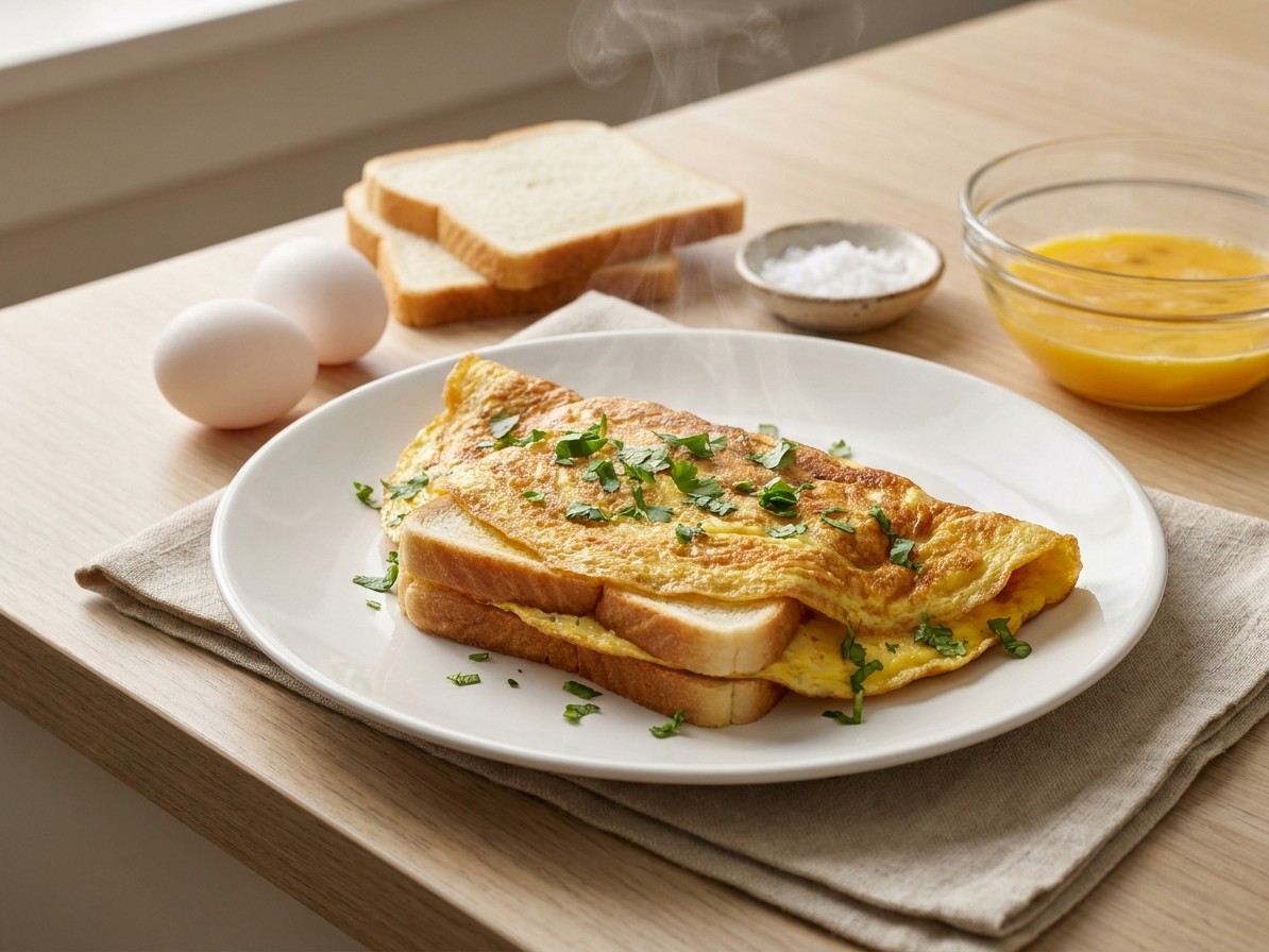 Indian Bread Omelette