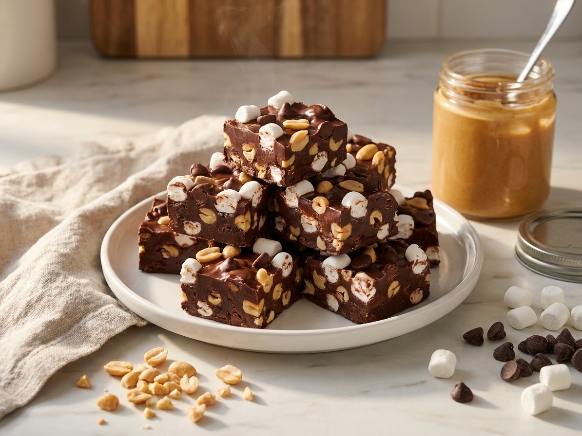 Rocky Road Fudge