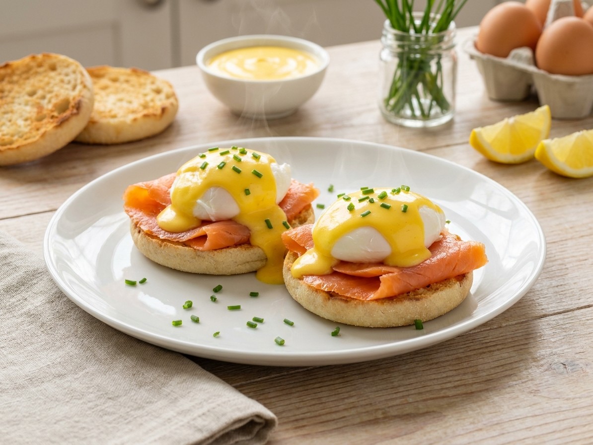 Smoked Salmon Eggs Benedict