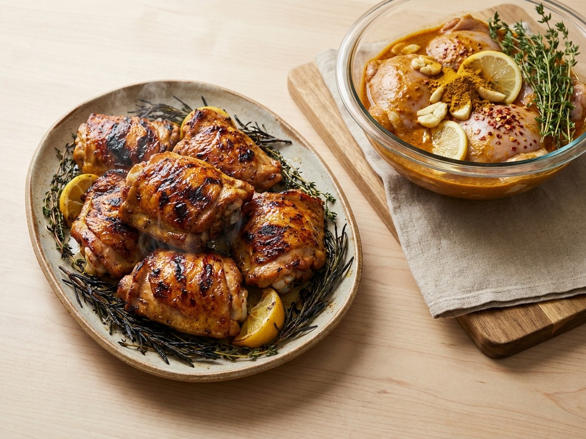 Spiced Smoky Barbecued Chicken