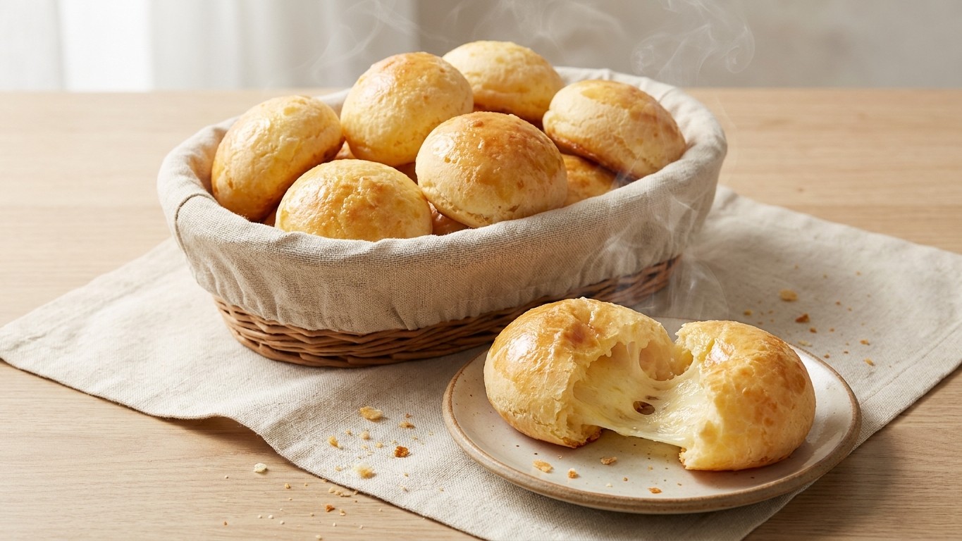 Brazilian Cheese Bread (Pao de Queijo)