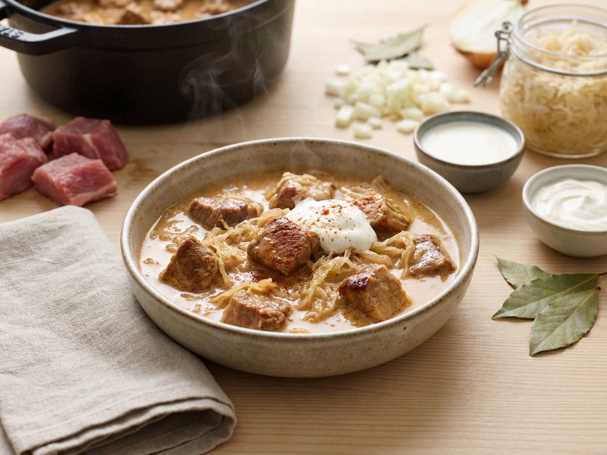 Pork and Sauerkraut Goulash