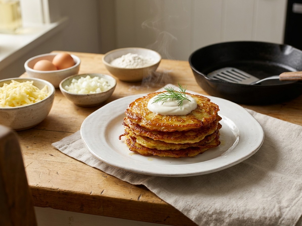 Zemiakove Placky (Slovak Potato Pancakes)