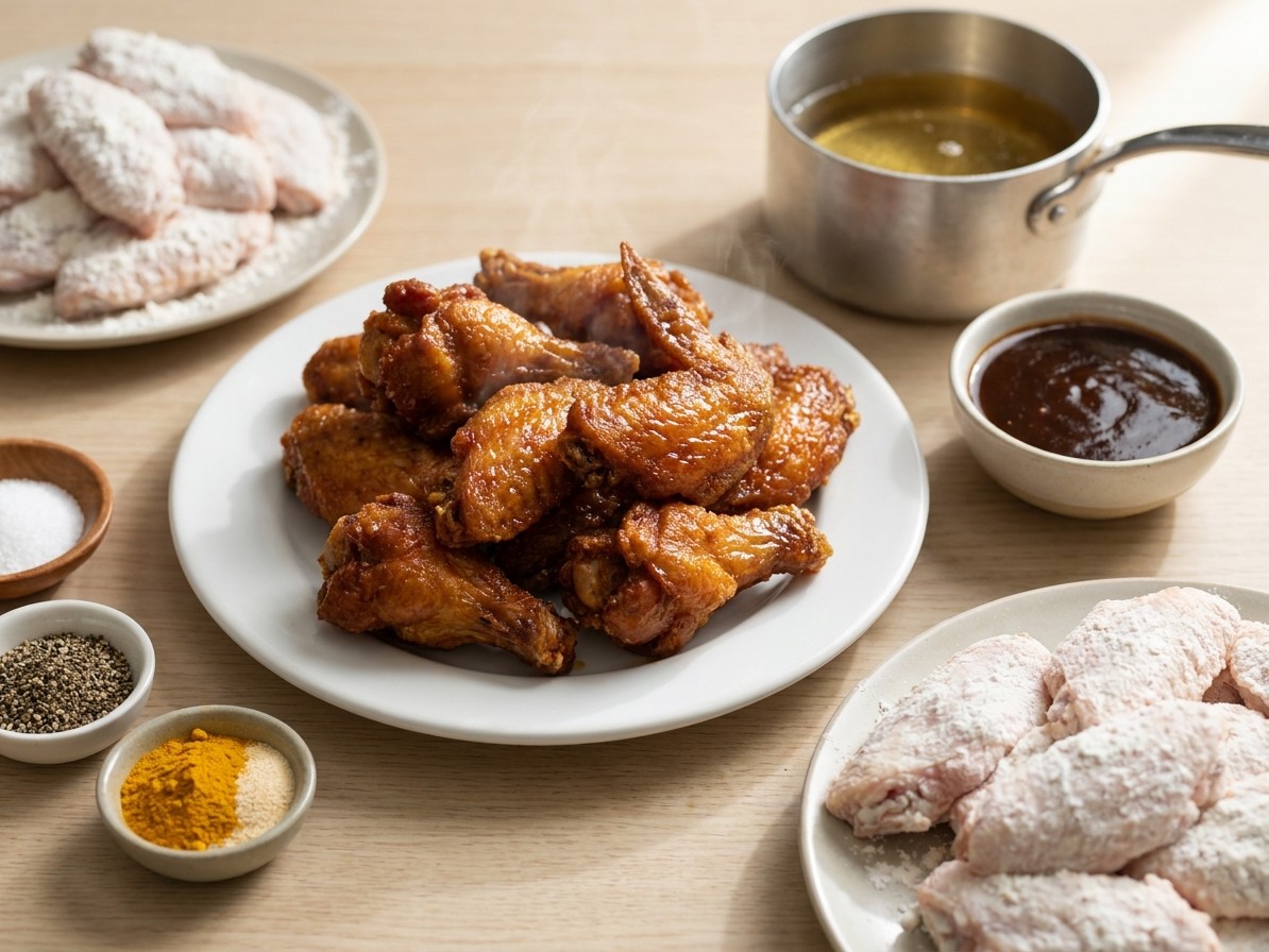 Extra Crispy Fried Chicken Wings