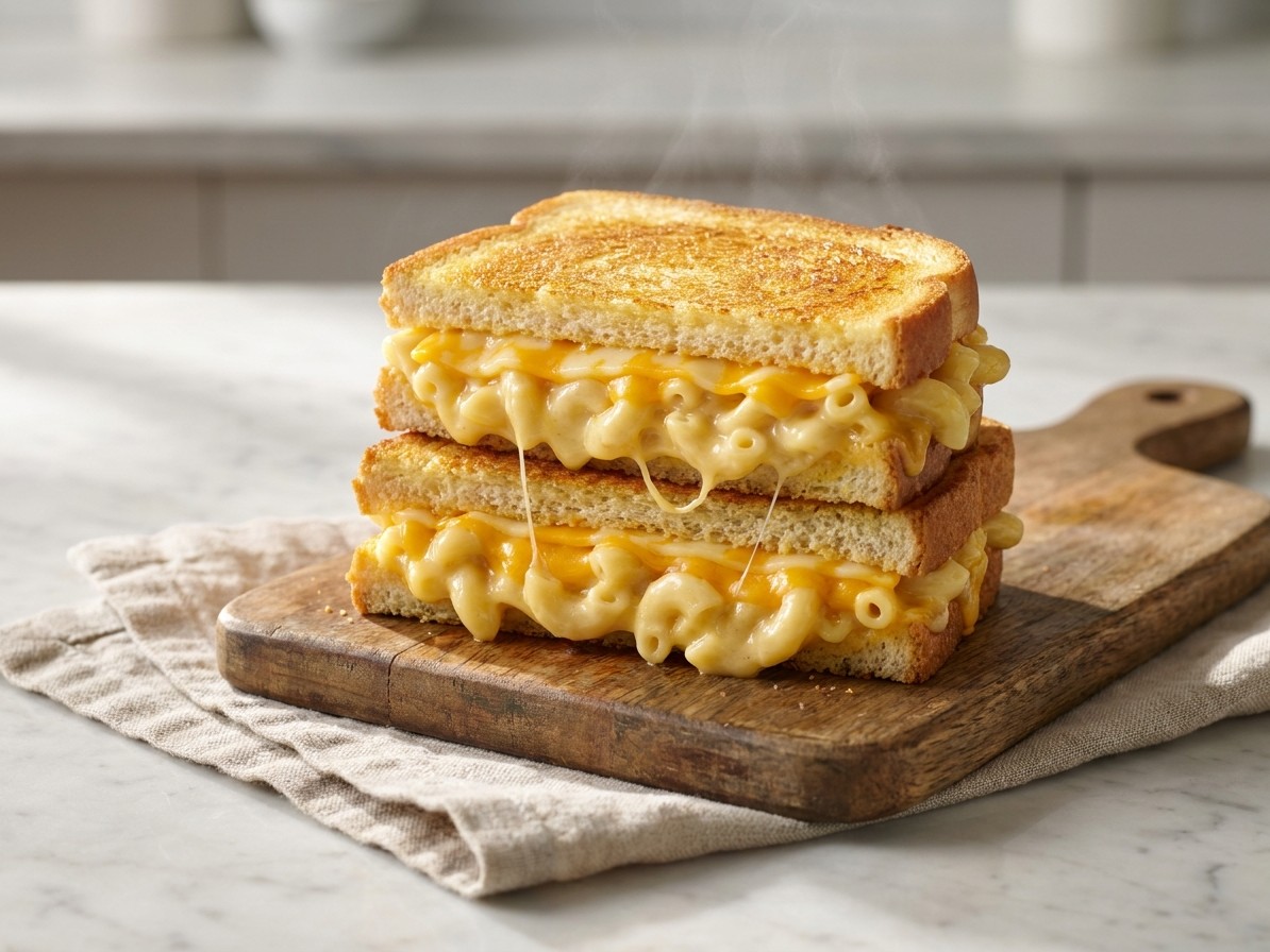 Grilled Mac and Cheese Sandwich
