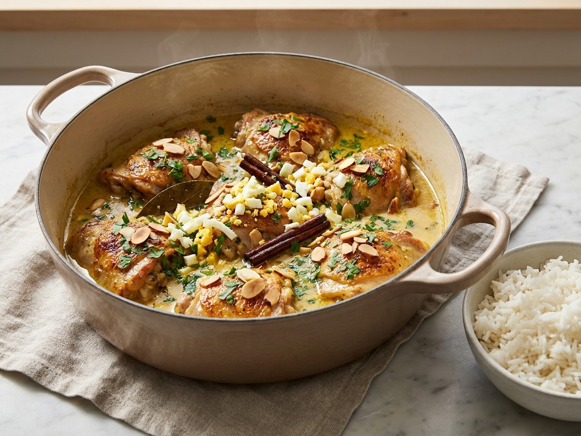 Pollo en Pepitoria (Spanish Almond Chicken)
