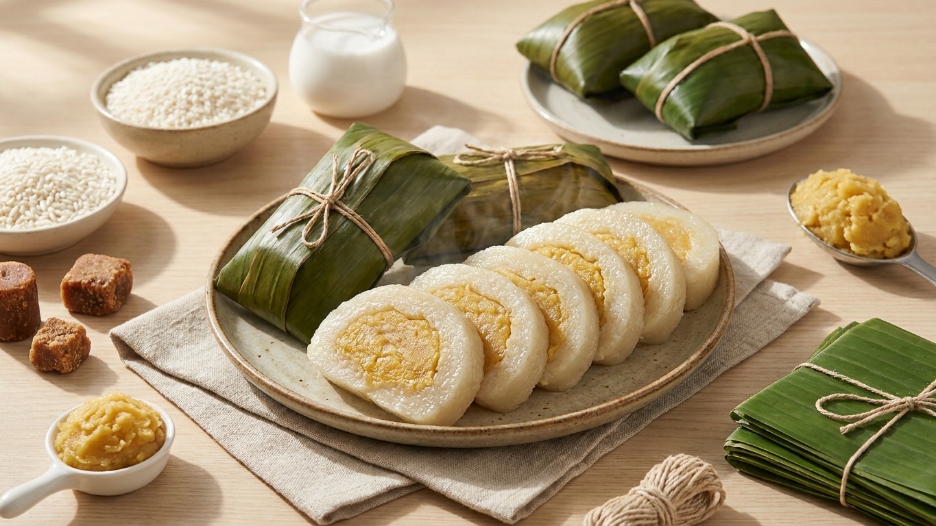 Num Ansom (Cambodian Sticky Rice Cakes)
