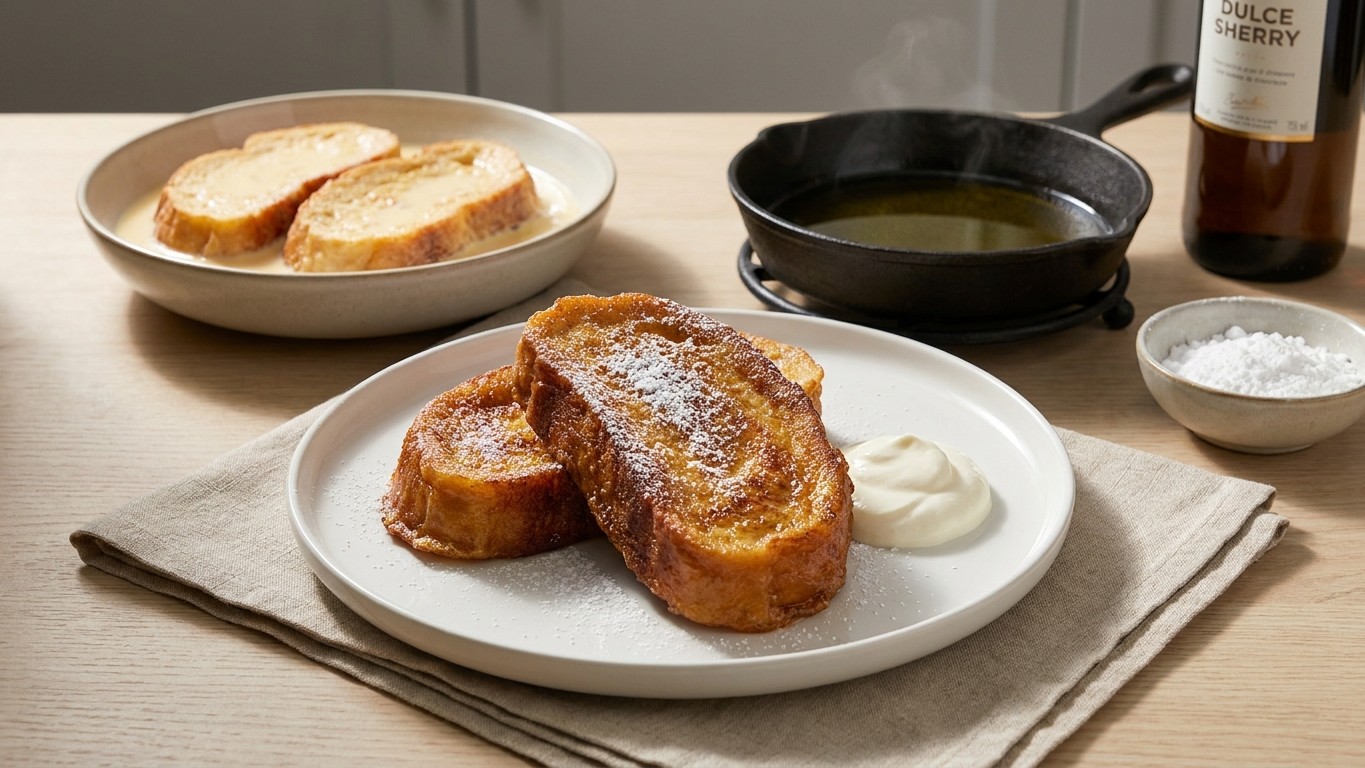 Spanish Torrijas with Sherry