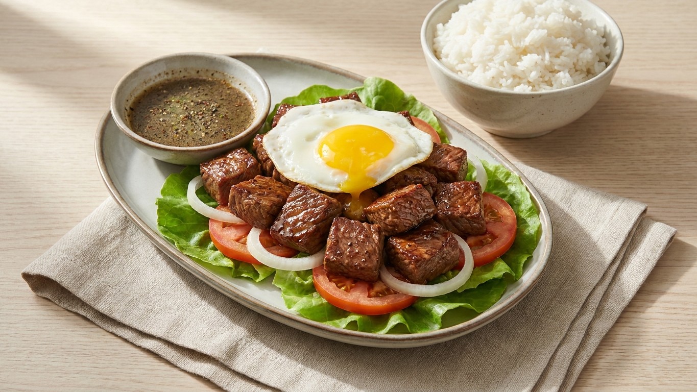 Beef Lok Lak (Cambodian Shaking Beef)