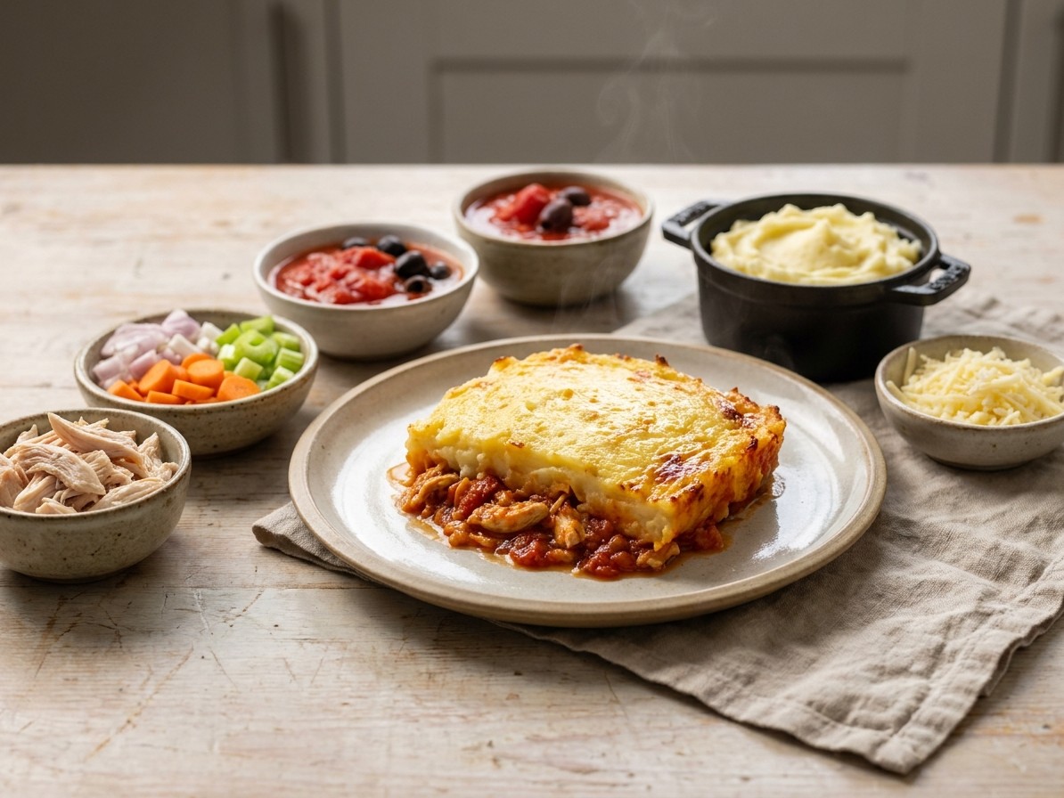 Chicken Parmentier (French Chicken and Potato Bake)