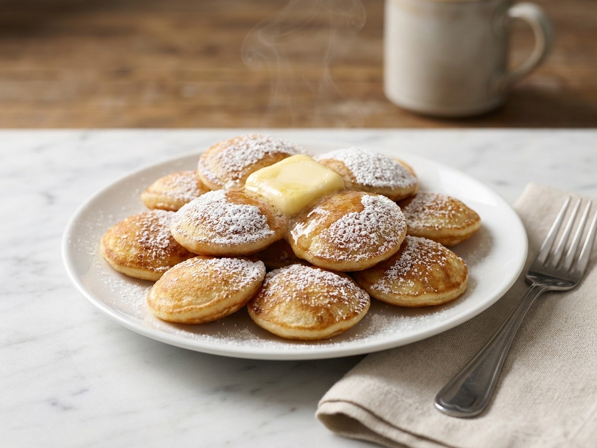Dutch Poffertjes (Mini Pancakes)