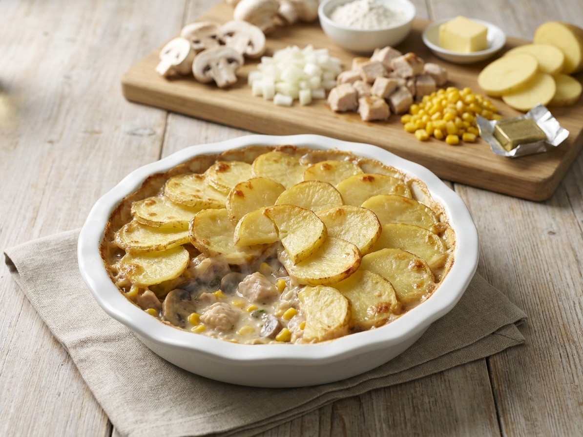Chicken and Mushroom Hotpot