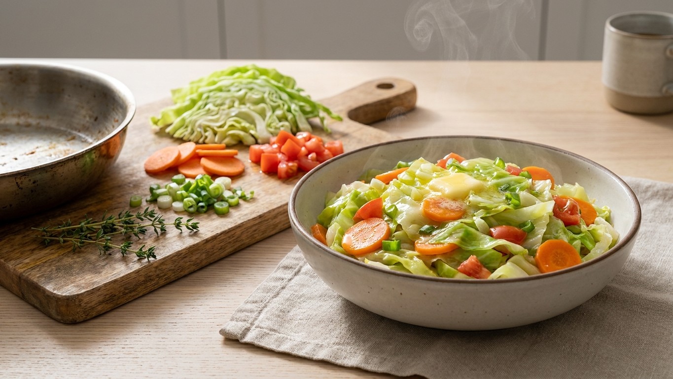 Jamaican Steamed Cabbage